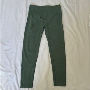 Oner Active effortless seamless leggings, size large - Forest Green